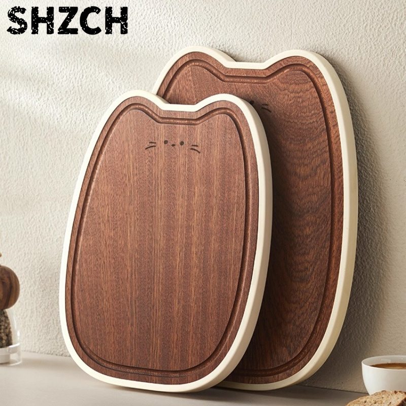 Bamboo Cutting Board - Ebony Wood Cutting Board Antibacterial Chopping