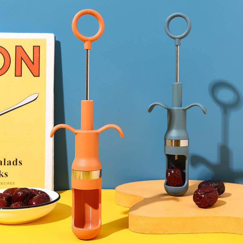 Cherry Pitter Tool - Non‑Slip Handle Cherry And Red Date