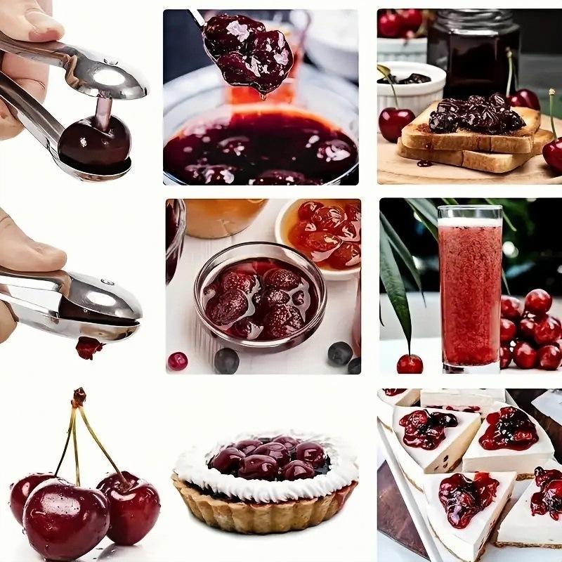 Cherry Pitter Tool - /KQM/Stainless Steel Cherry Fruit Kitchen Pitter