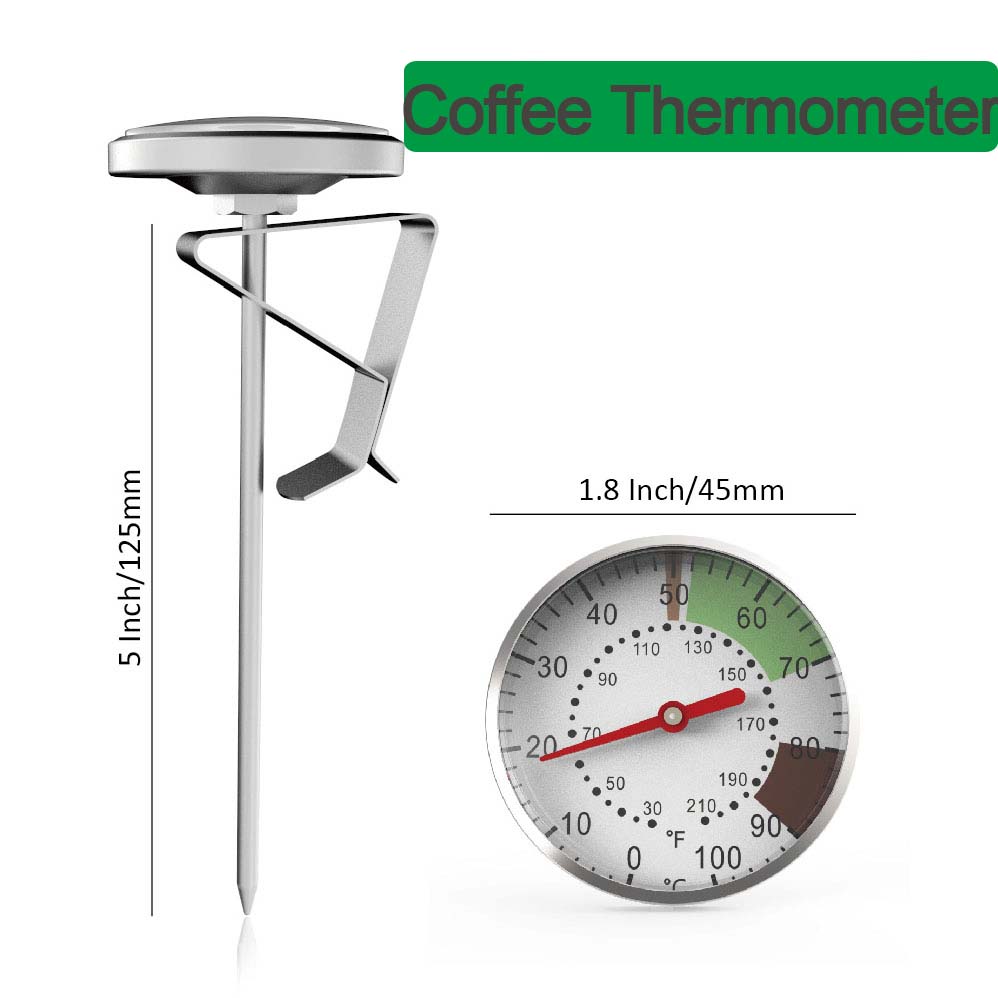 Quality Kitchen Gadgets - 0-100°C Food Thermometer Stainless Steel Coffee