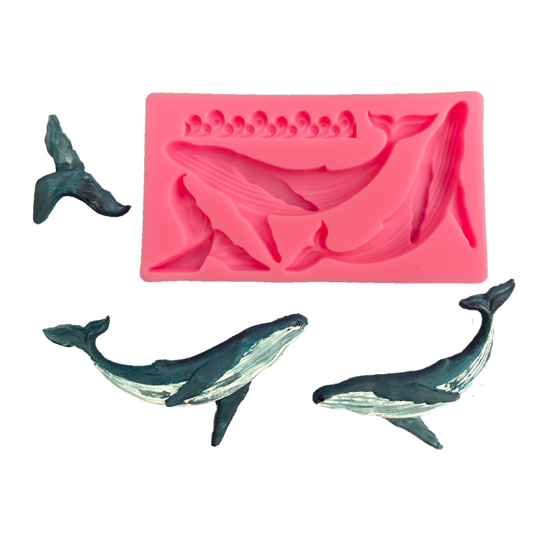 Quality Kitchen Gadgets - DIY Whale Silicone Mold Ocean Series