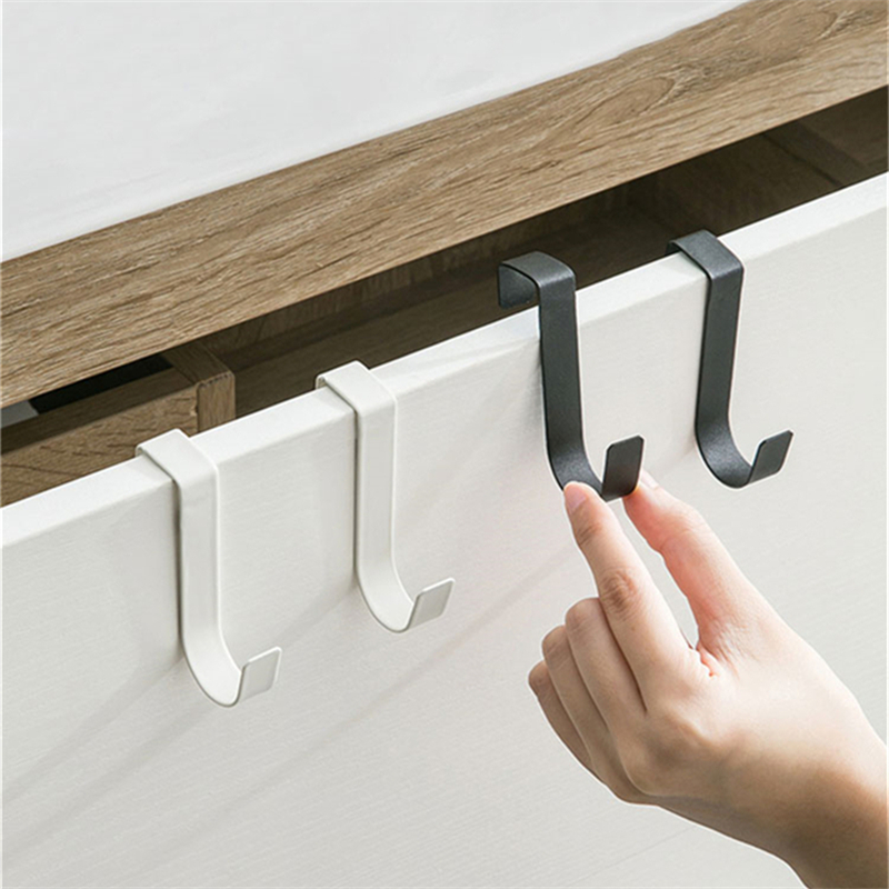 Kitchen Gadgets Cabinet - S‑Shaped Metal Hook Cabinet Door Hanging