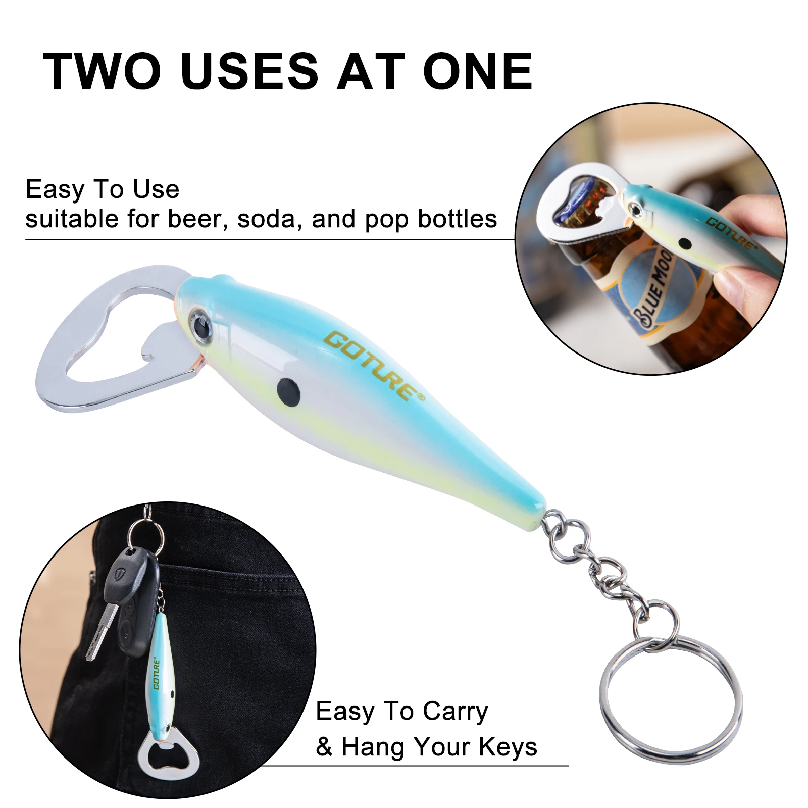Goture 1pcs Fishing Lure Bottl - Quirky Kitchen Gadgets ulasan dan harga