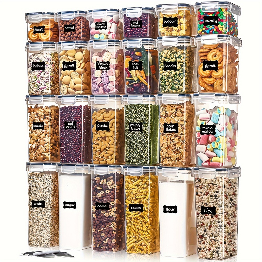 24Pcs Food Storage Containers  - Quirky Kitchen Gadgets ulasan dan harga