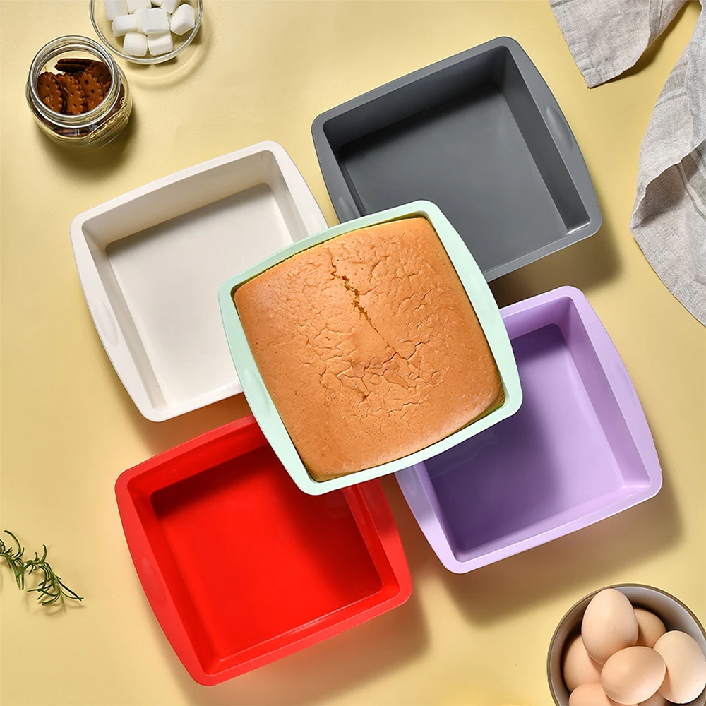 1/4Pcs Silicone Square Cake Mo - Quality Kitchen Gadgets ulasan dan harga