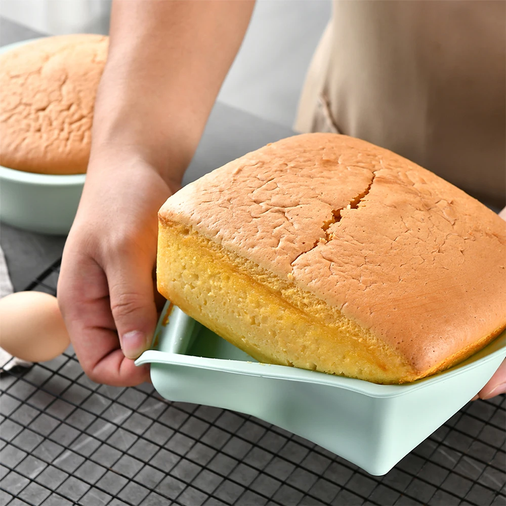 1/4Pcs Silicone Square Cake Mo - Quality Kitchen Gadgets ulasan dan harga