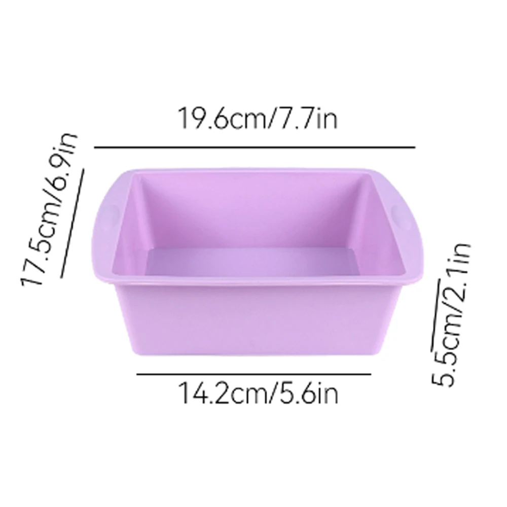 1/4Pcs Silicone Square Cake Mo - Quality Kitchen Gadgets ulasan dan harga