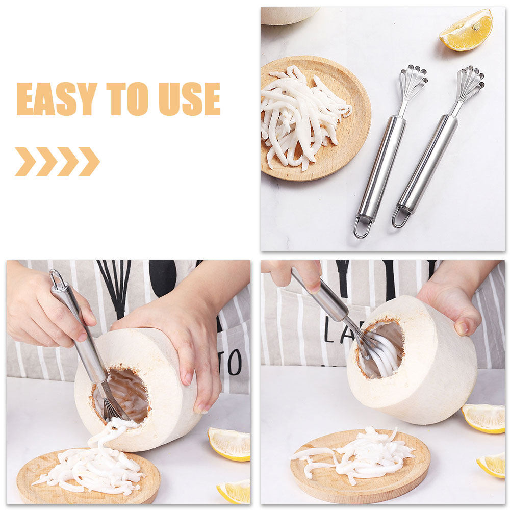 4Pcs Stainless Steel Coconut T - Cherry Pitter Tool ulasan dan harga