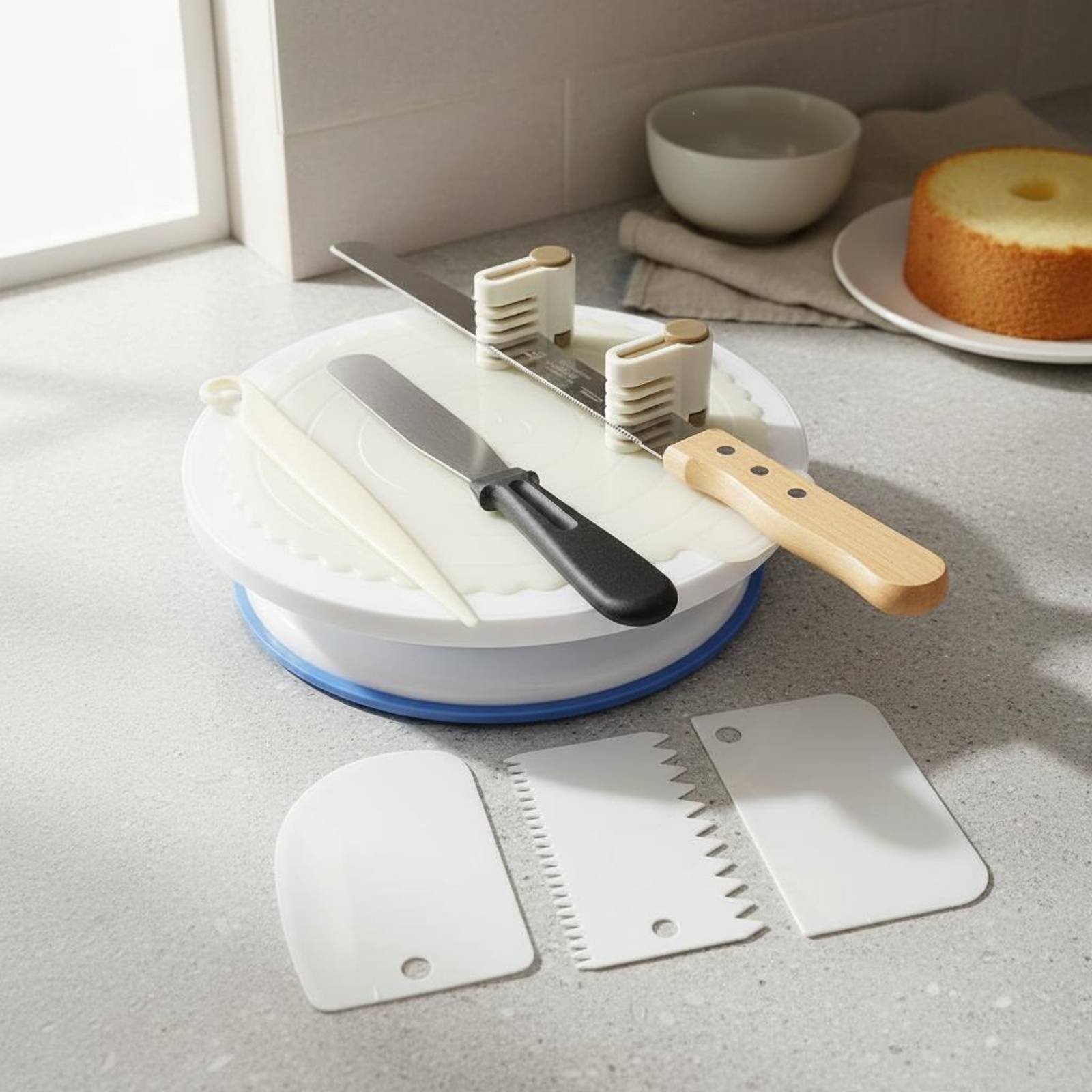 Cake Turntable and Decorating  - Cake Decorating Turntable ulasan dan harga