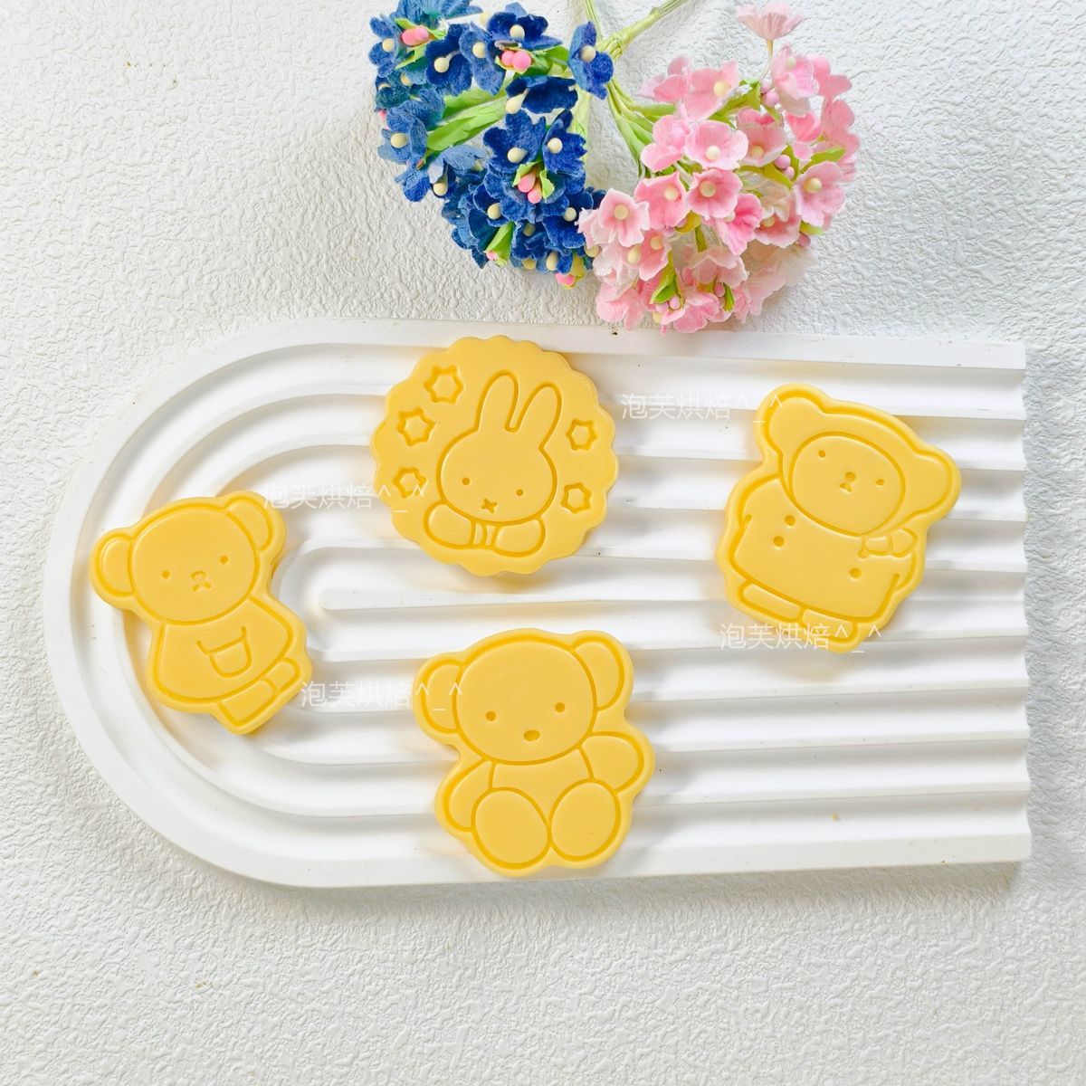 Cute 3D Press Cookie Mold with - Quality Kitchen Gadgets ulasan dan harga