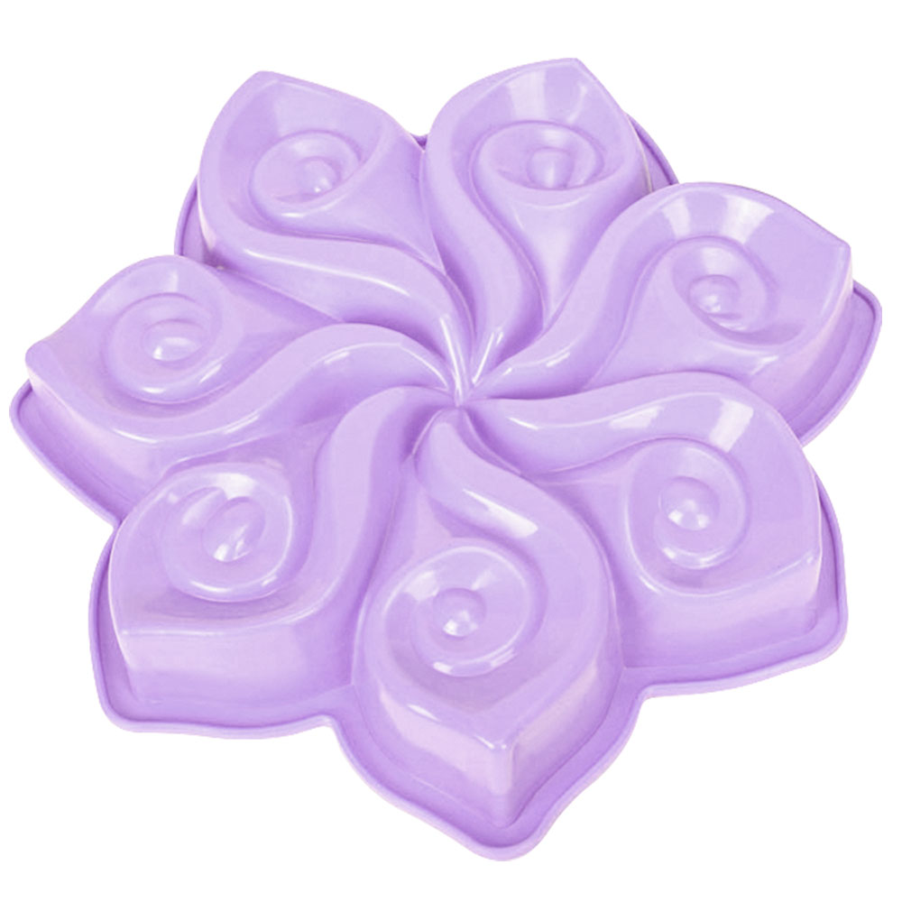 Large Flower Silicone Cake Mol - Quality Kitchen Gadgets ulasan dan harga