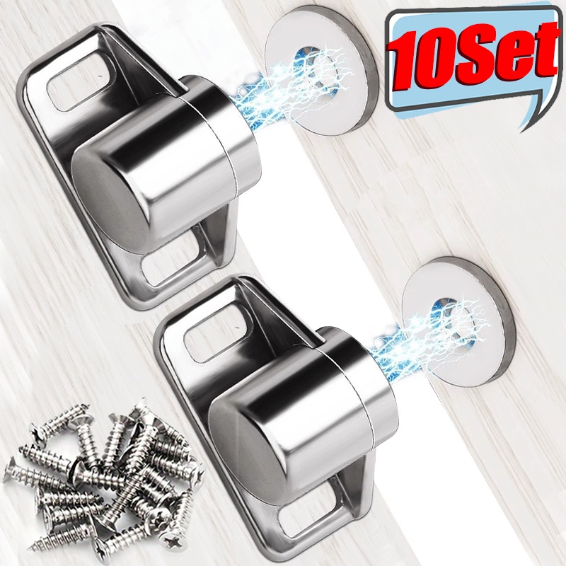 1-10Sets Magnetic Cabinet Door - Kitchen Gadgets Cabinet ulasan dan harga