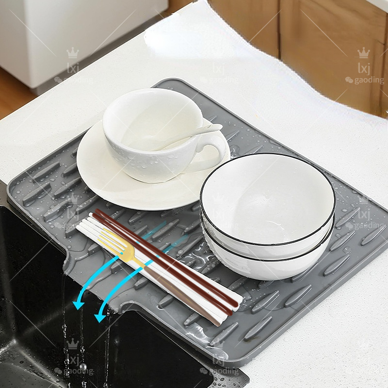 2025 Dish Drying Mat No Spill  - Kitchen Gadgets Of 2025 ulasan dan harga