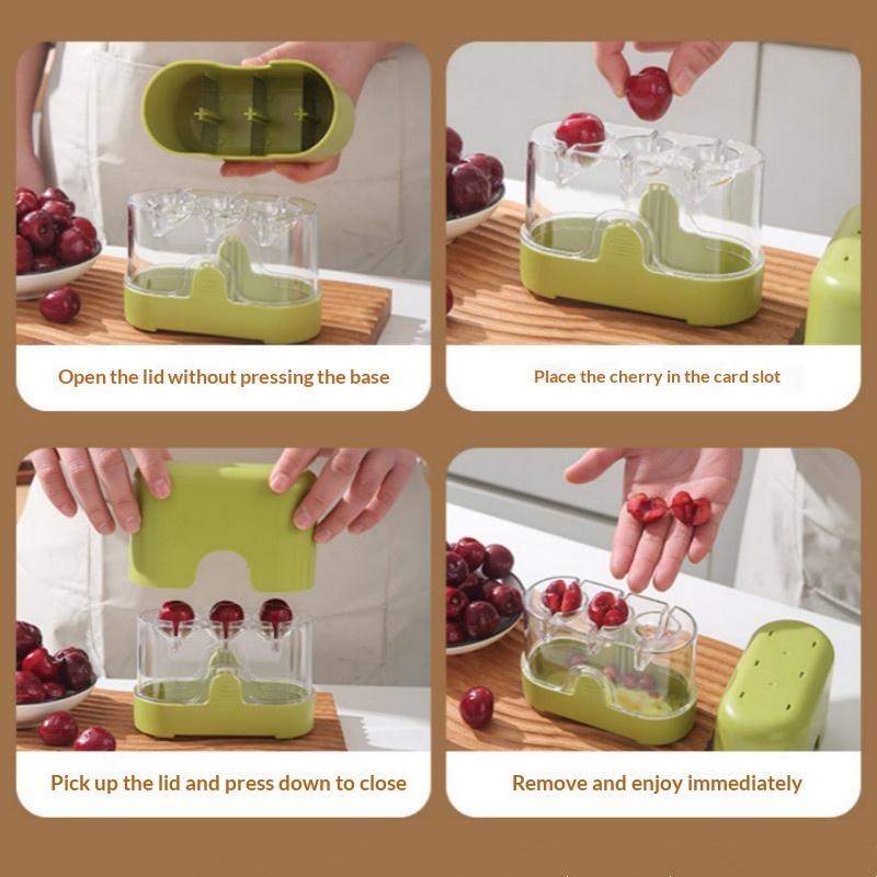 Multi Slot Cherry & Olive Pitt - Cherry Pitter Tool ulasan dan harga