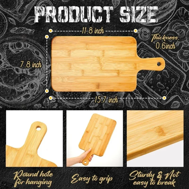 Bamboo Cutting Board with Hand - Bamboo Cutting Board ulasan dan harga