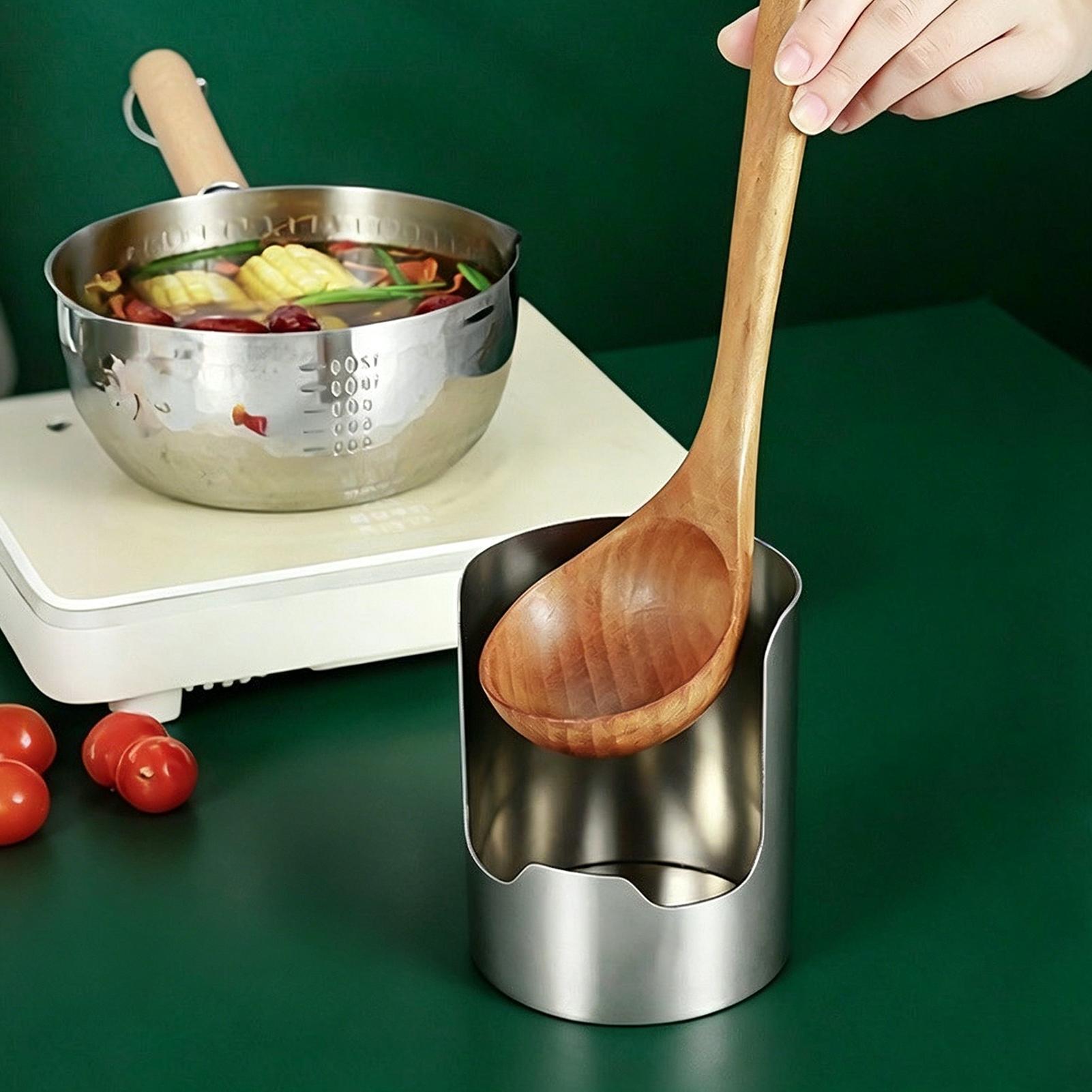 Stainless Steel Spoon Rest Org - Kitchen Gadgets Under 100 ulasan dan harga