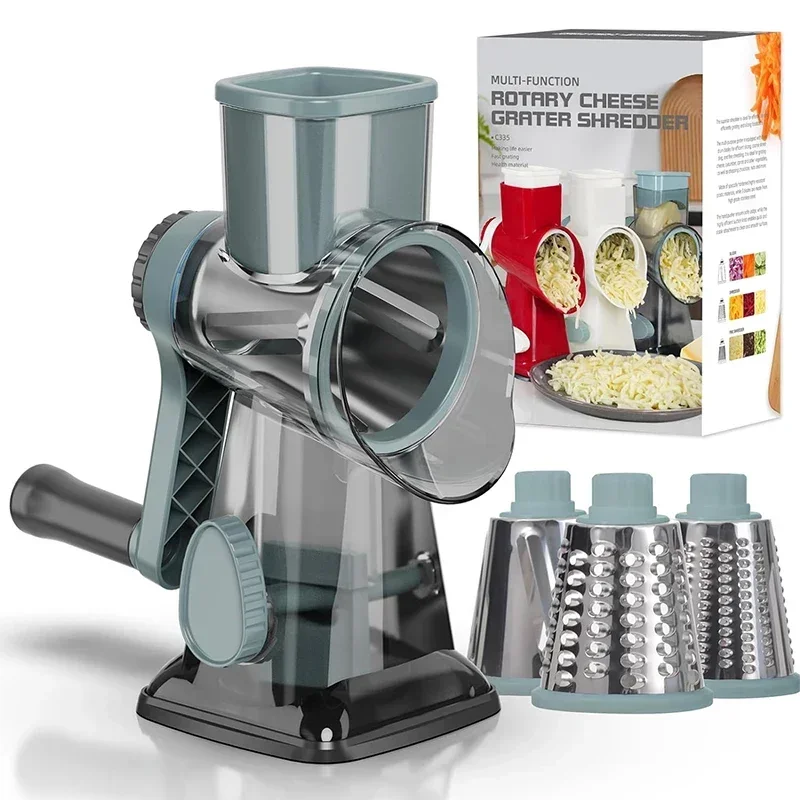 2025 3-in-1 Rotary Cheese Grat - Kitchen Gadgets New 2025 ulasan dan harga
