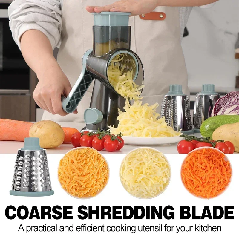 2025 3-in-1 Rotary Cheese Grat - Kitchen Gadgets New 2025 ulasan dan harga