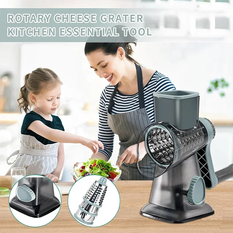 2025 3-in-1 Rotary Cheese Grat - Kitchen Gadgets New 2025 ulasan dan harga
