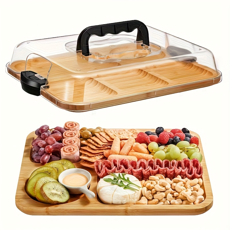 Bamboo Cutting Board with Lid  - Bamboo Cutting Board ulasan dan harga