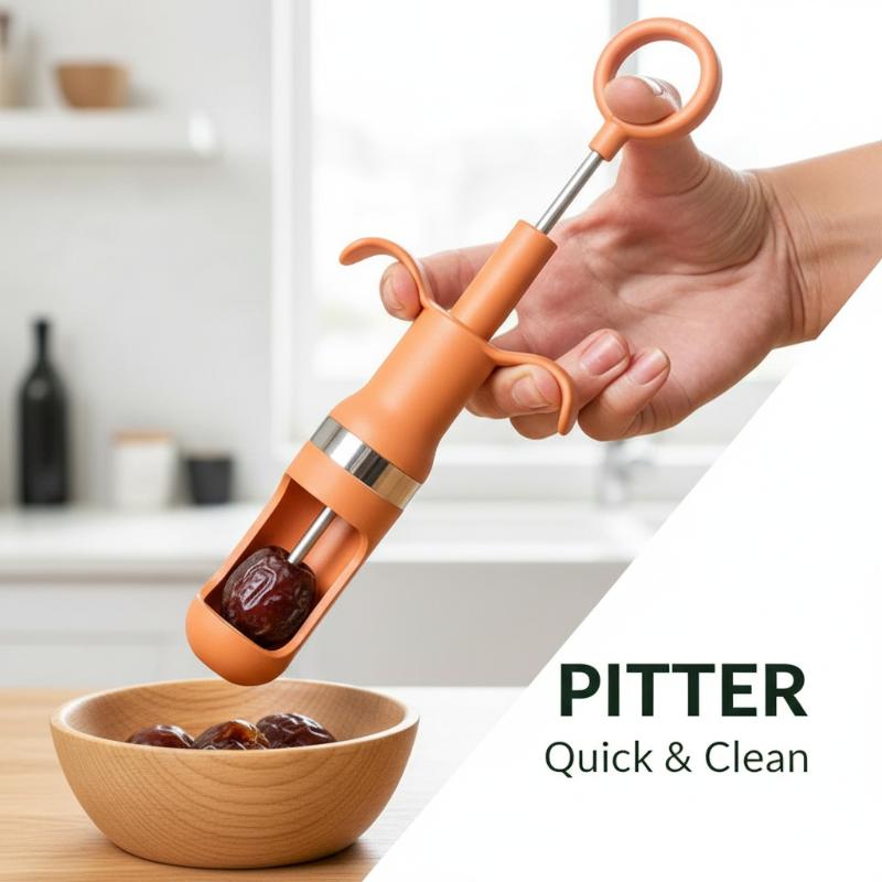 Non‑Slip Handle Cherry And Red - Cherry Pitter Tool ulasan dan harga