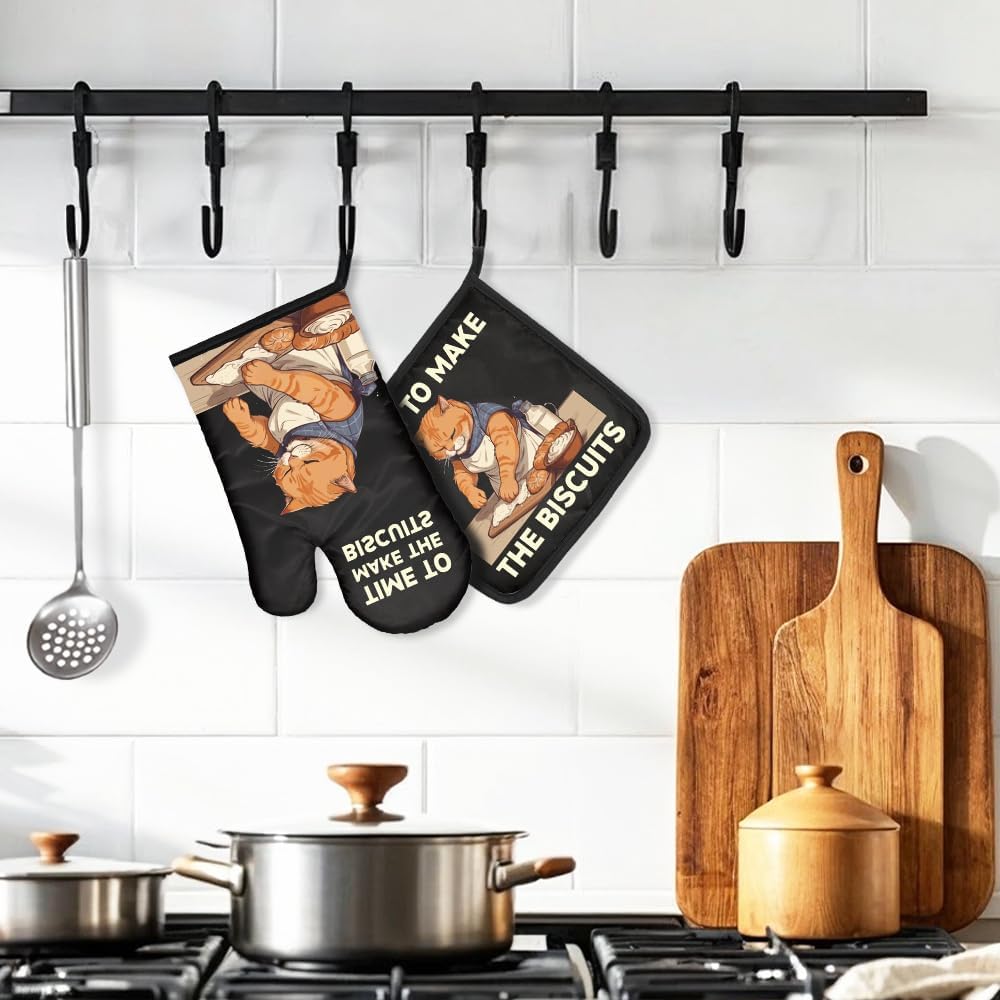 The Biscuits Funny Cat Oven Mi - Kitchen Gadgets For Mom ulasan dan harga