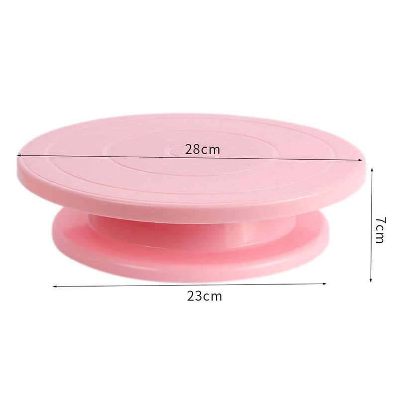 1Pc Anti-Skid Rotating Round C - Cake Decorating Turntable ulasan dan harga