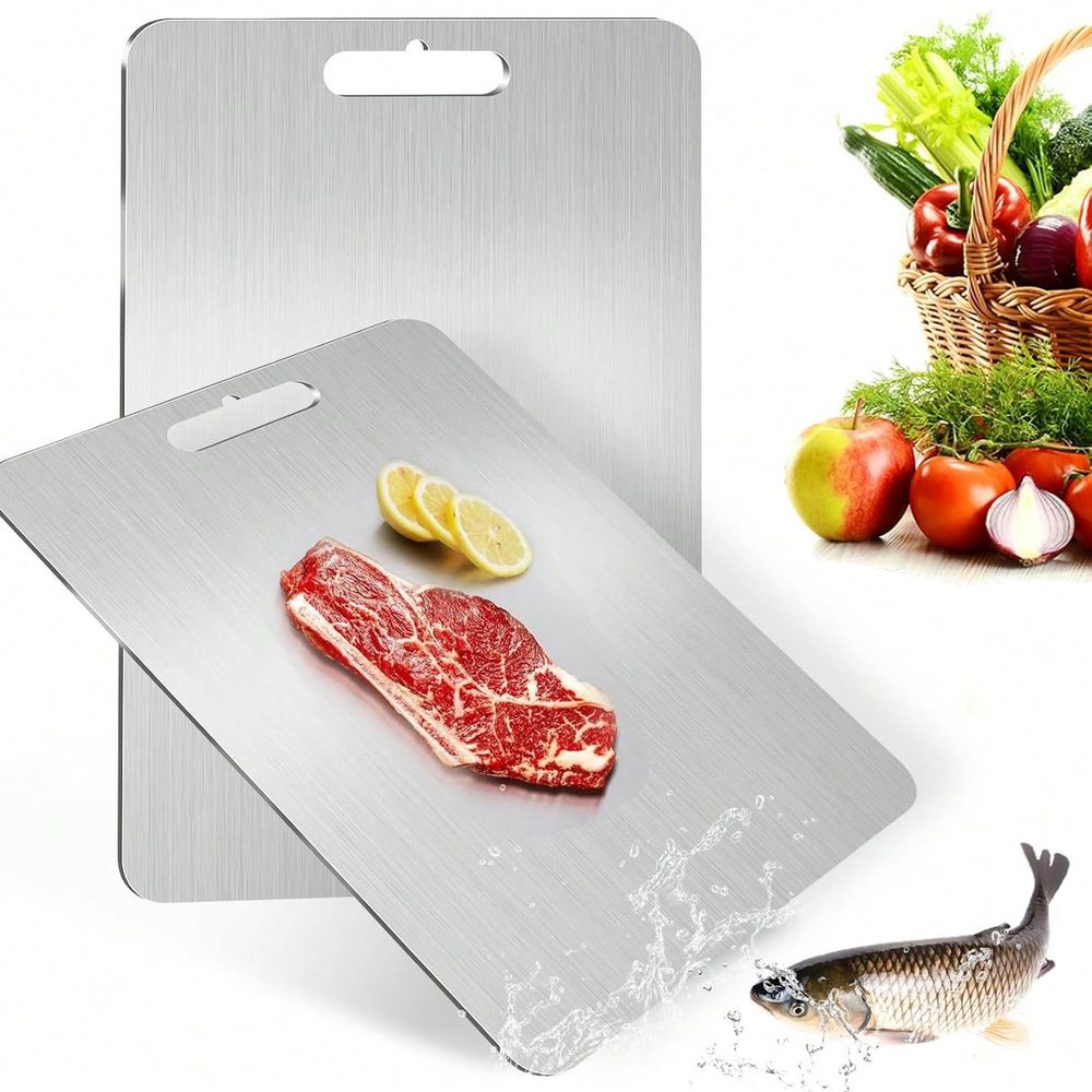 Pcs Stainless Steel Cutting Bo - Bamboo Cutting Board ulasan dan harga