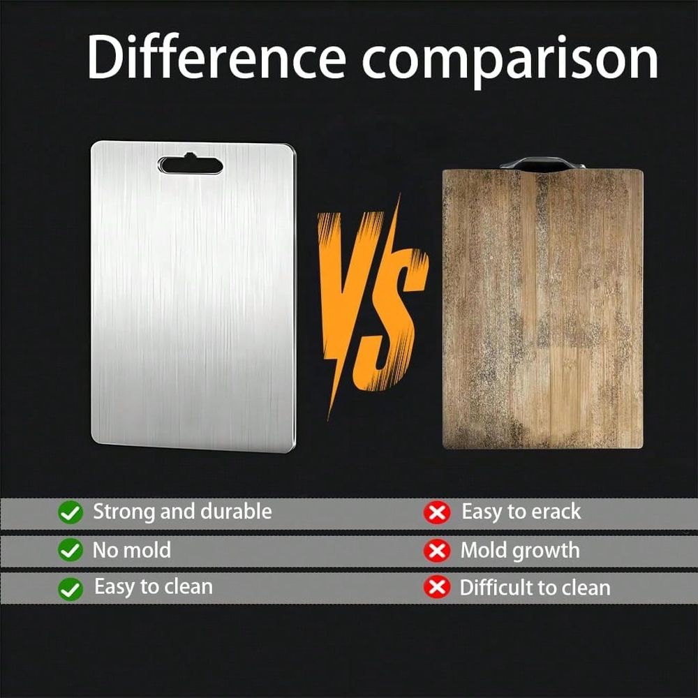 Pcs Stainless Steel Cutting Bo - Bamboo Cutting Board ulasan dan harga