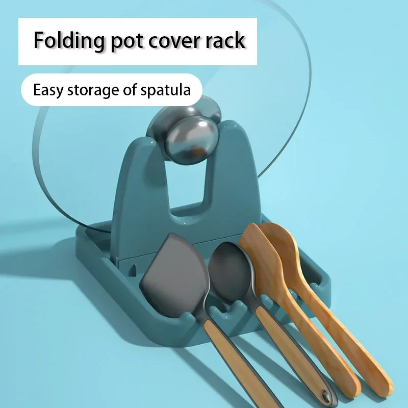 1pc Foldable Pot Lid Rack  Sta - Kitchen Gadgets Under 100 ulasan dan harga