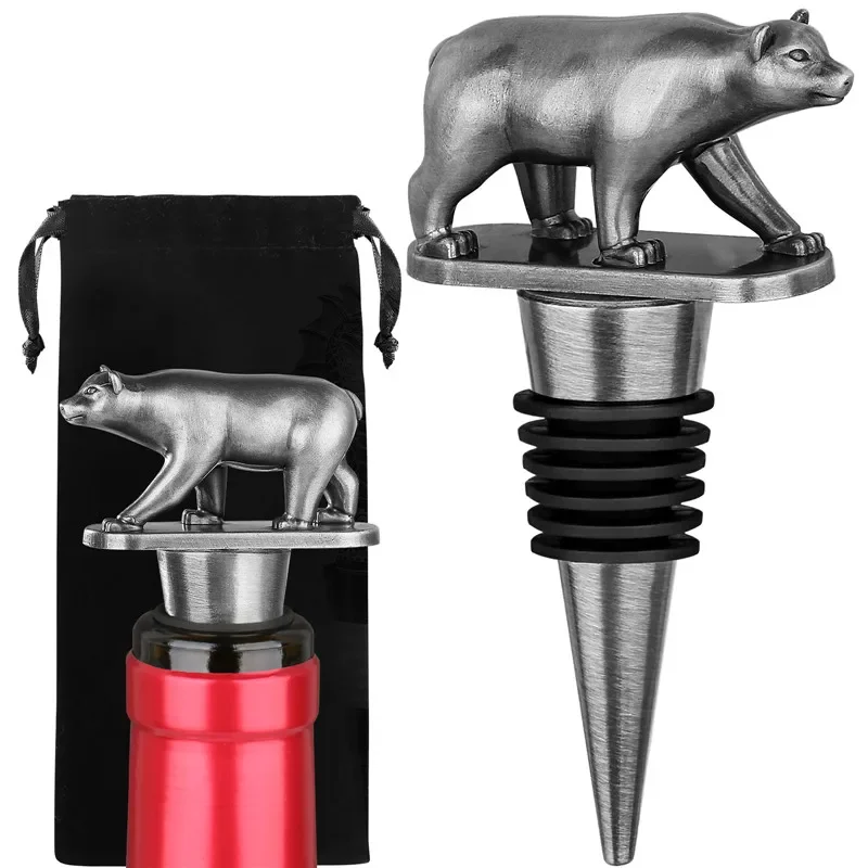Portable Metal Bear Shape Wine - Kitchen Gadgets Club ulasan dan harga