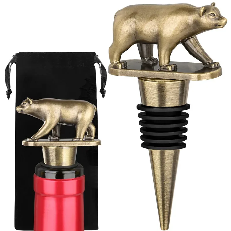 Portable Metal Bear Shape Wine - Kitchen Gadgets Club ulasan dan harga