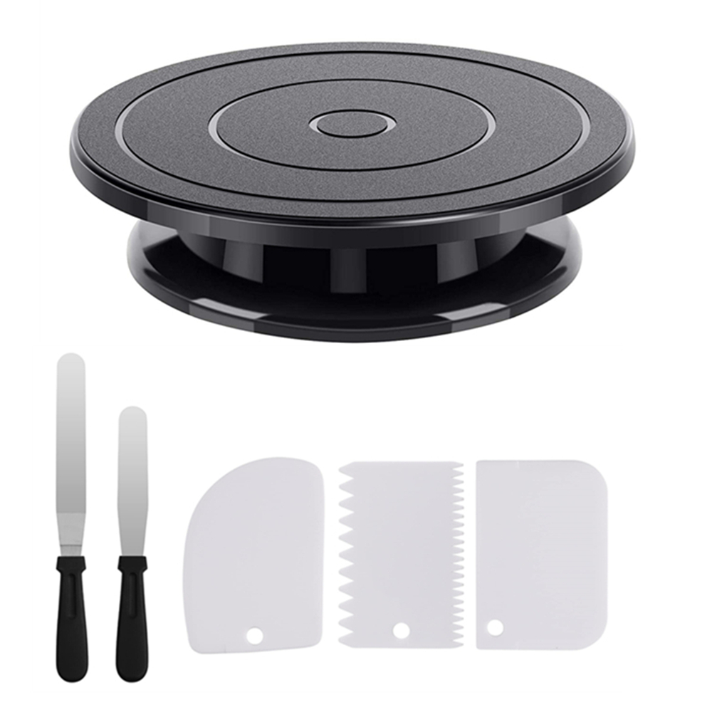 6pcs Cake Turntable with 2 Fro - Cake Decorating Turntable ulasan dan harga