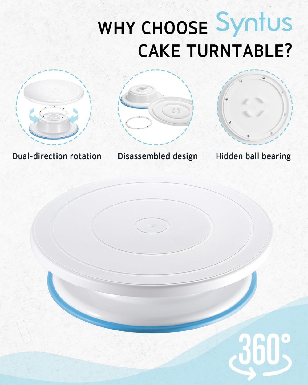 65-Piece Cake Decorating Kit w - Cake Decorating Turntable ulasan dan harga