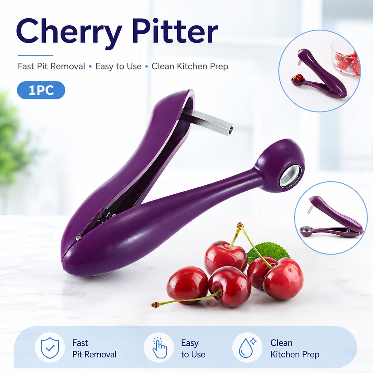 Cherry Kernel Remover Handheld - Cherry Pitter Tool ulasan dan harga