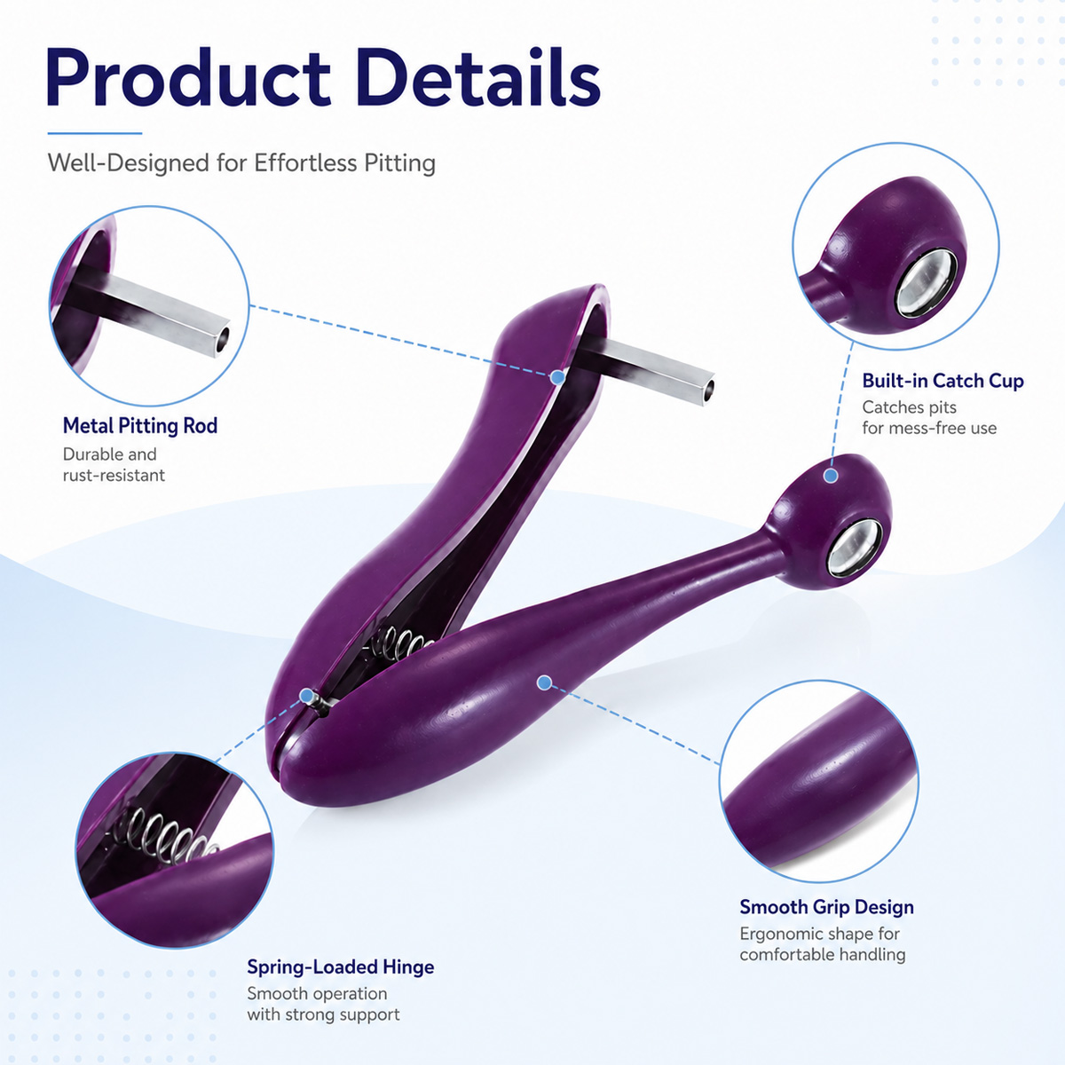 Cherry Kernel Remover Handheld - Cherry Pitter Tool ulasan dan harga
