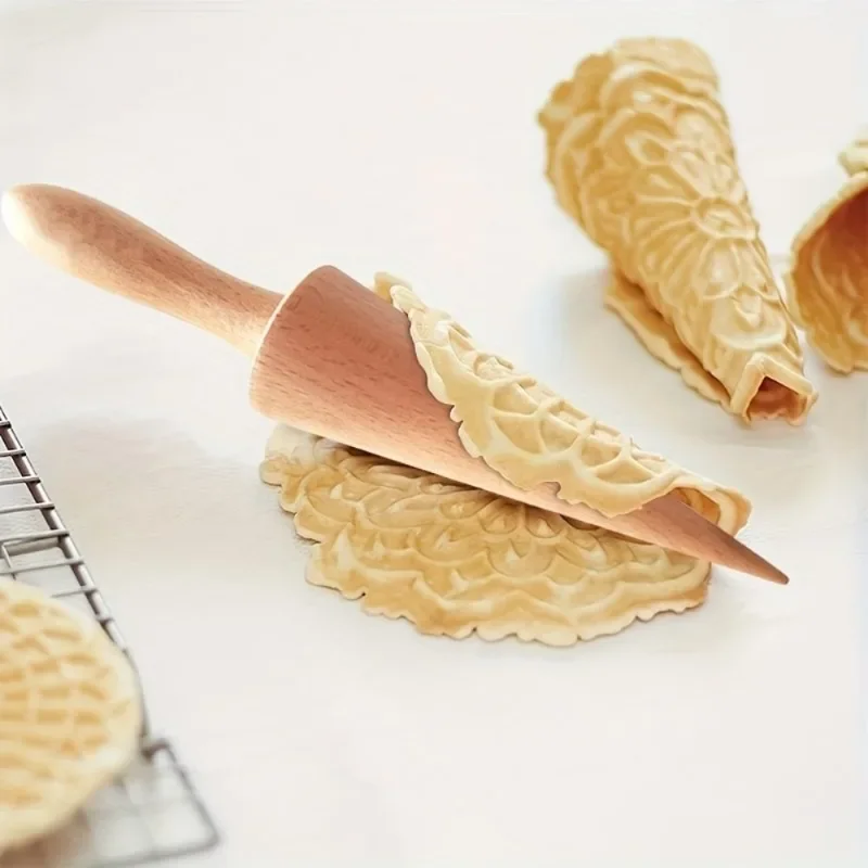 2025 Hot 1Pc Wooden Ice Cream  - Kitchen Gadgets Of 2025 ulasan dan harga