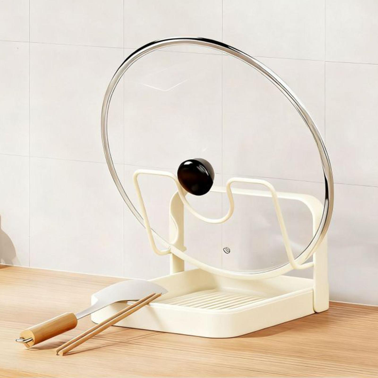 Pot Lid Organizer Anti-Slip Ki - Kitchen Gadgets Under 100 ulasan dan harga