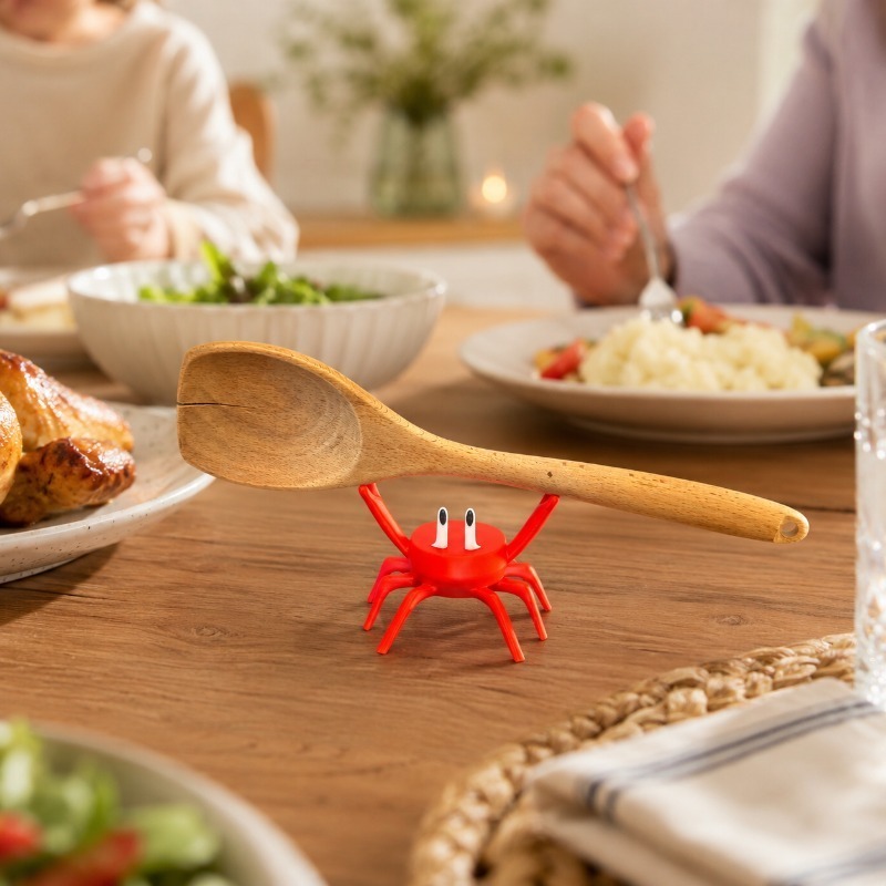 Red Crab Spoon Rest, Cute Crab - Kitchen Gadgets For Gifts ulasan dan harga