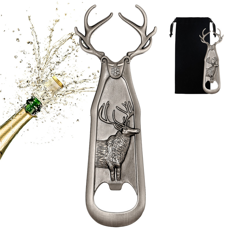 Retro Deer Reindeer Shape Beer - Kitchen Gadgets Club ulasan dan harga