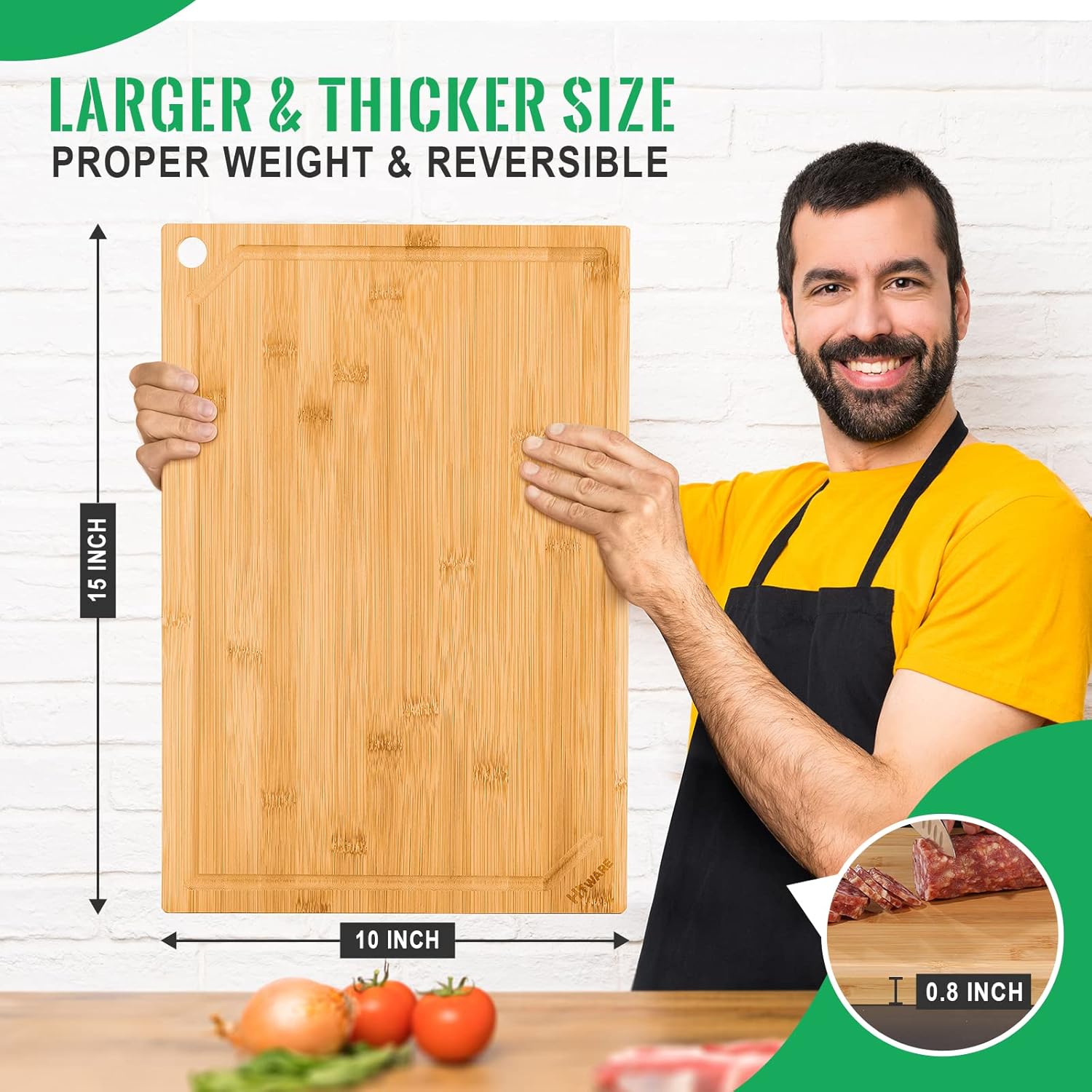 Bamboo Cutting Board for Kitch - Bamboo Cutting Board ulasan dan harga