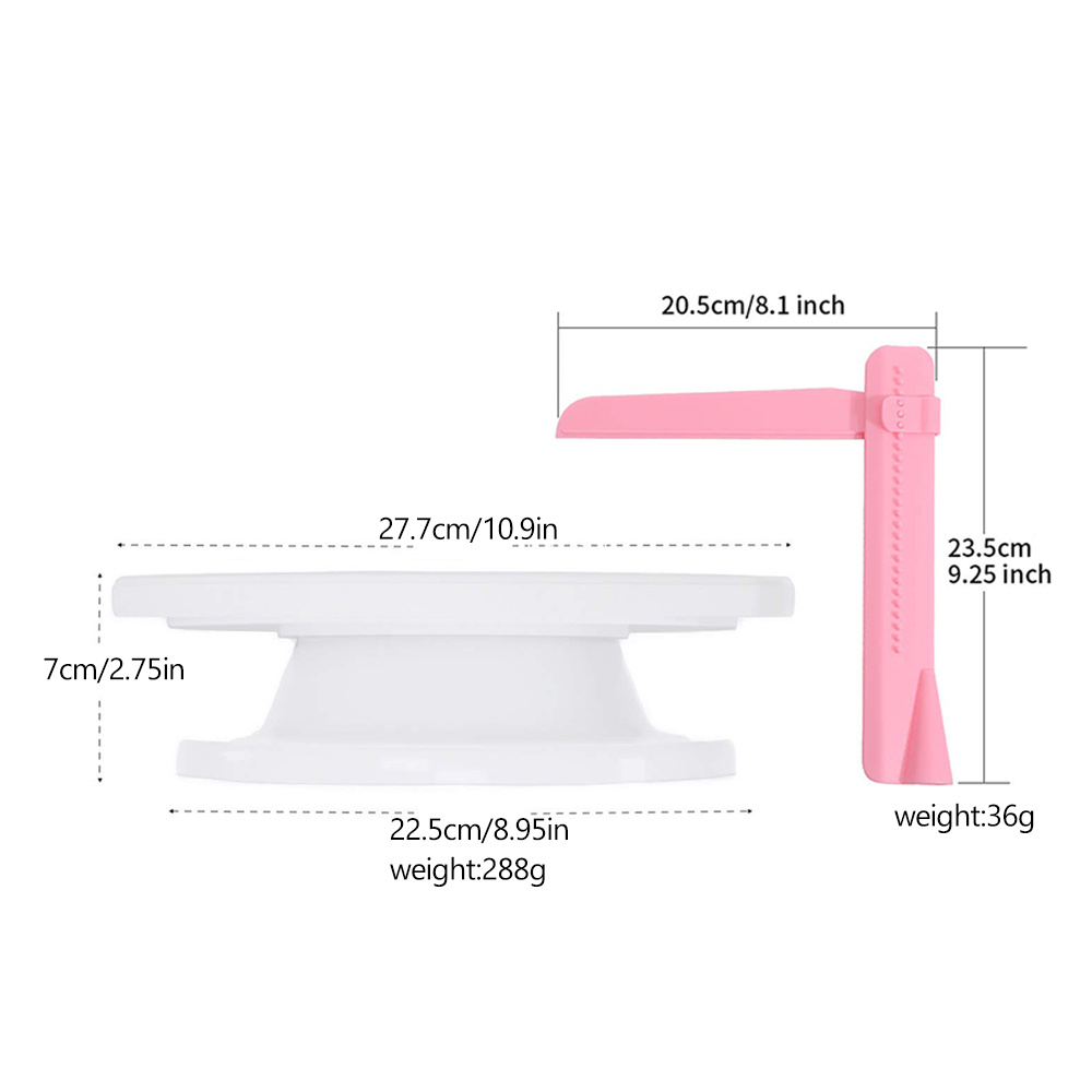 Plastic Cake turntable Kitchen - Cake Decorating Turntable ulasan dan harga