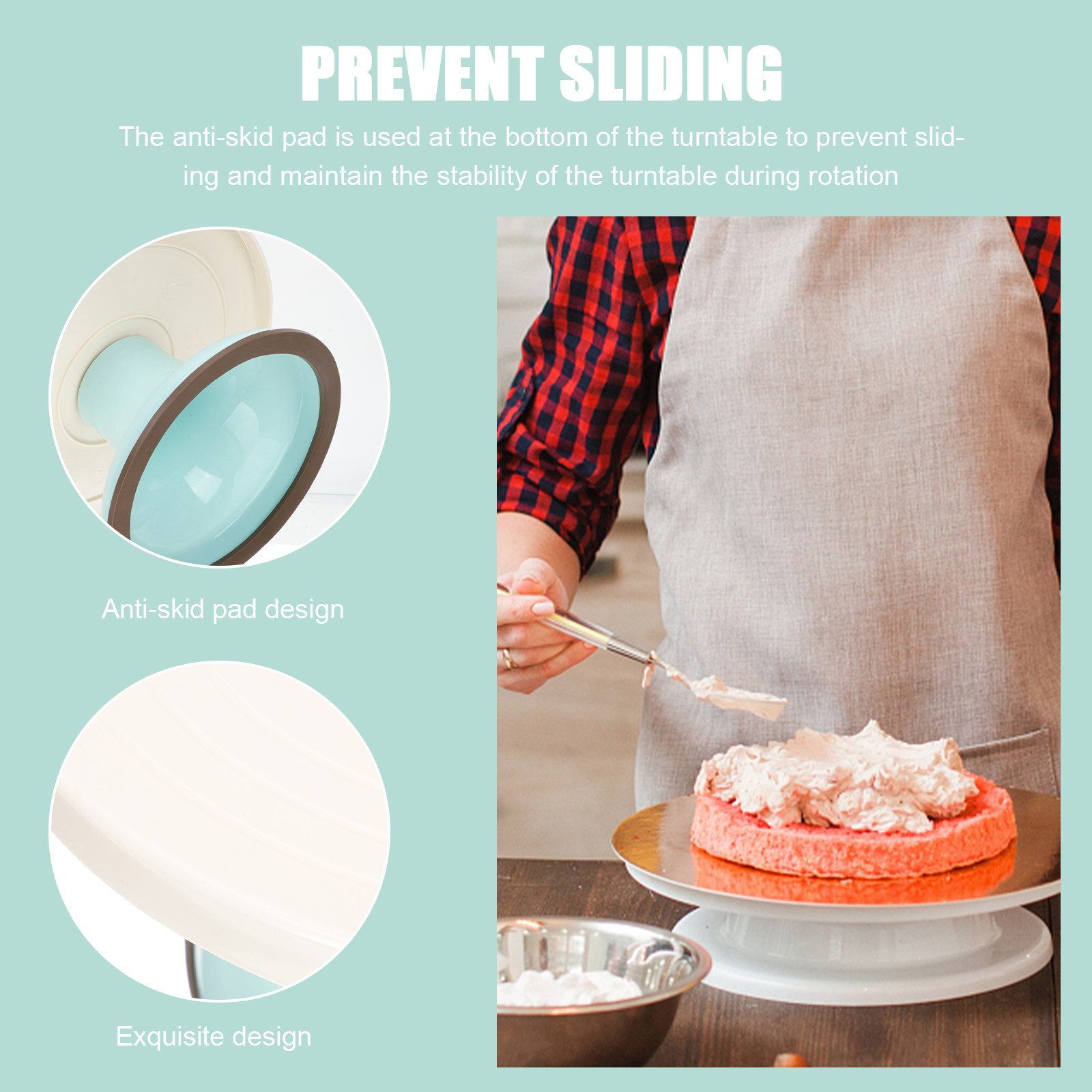 Smooth Rotating Cake Turntable - Cake Decorating Turntable ulasan dan harga