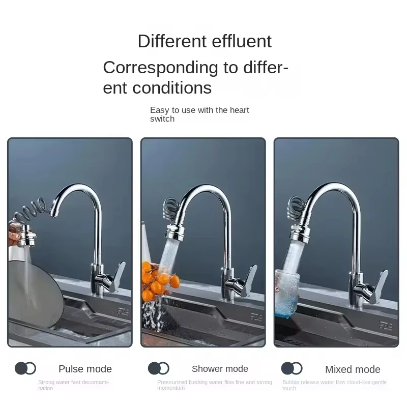 New 3 Modes Sink Faucet 360 De - Quirky Kitchen Gadgets ulasan dan harga