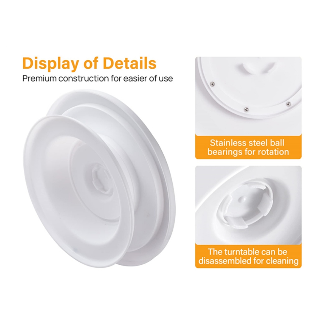 Plastic Revolving Cake Turntab - Cake Decorating Turntable ulasan dan harga