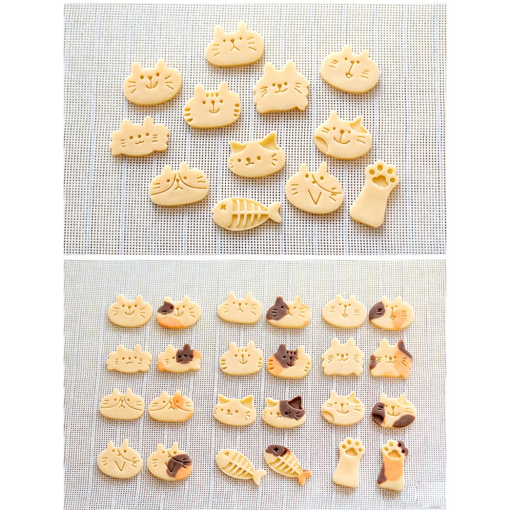 Cute Kitten DIY Stamp Cookie C - Quality Kitchen Gadgets ulasan dan harga