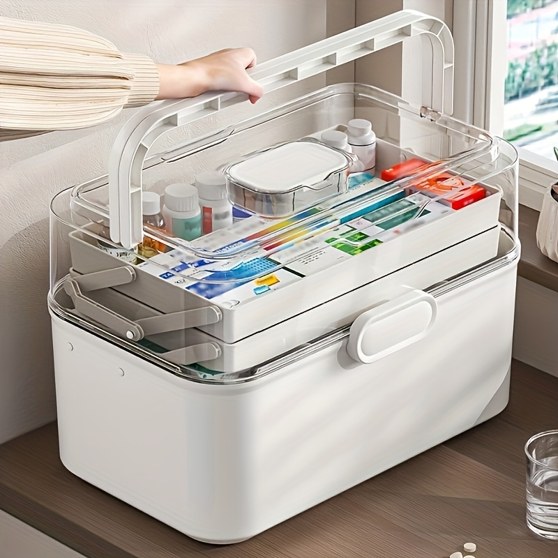 Large Capacity Clear Lid Medic - Kitchen Gadgets Cabinet ulasan dan harga