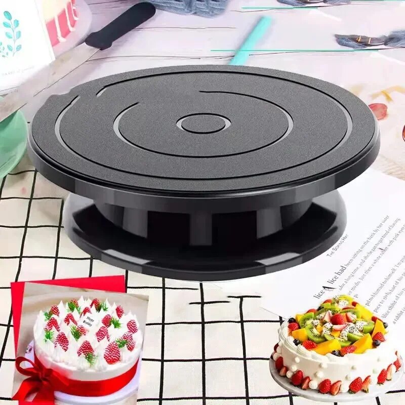 1pc 11Inch Plastic Revolving C - Cake Decorating Turntable ulasan dan harga