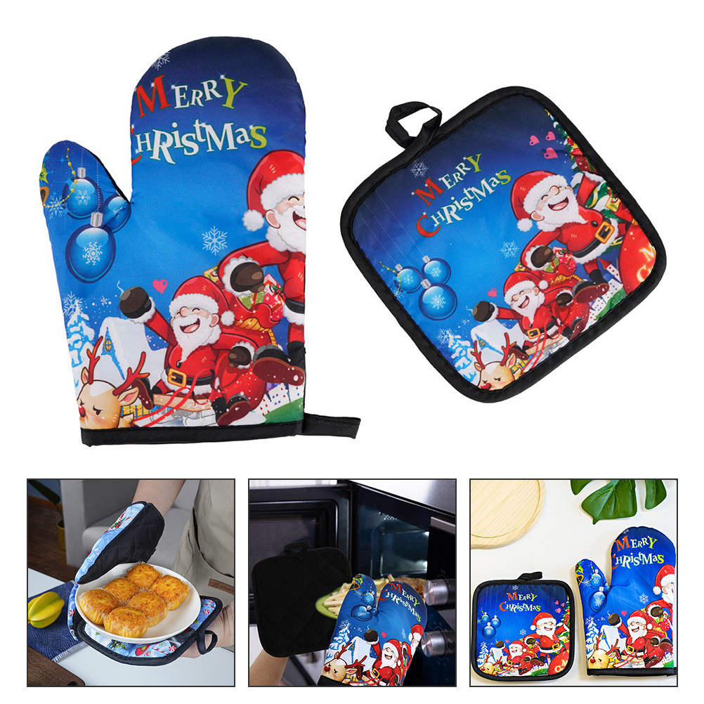 Heat Resistant Gloves Xmas Glo - Kitchen Gadgets Xmas Gifts ulasan dan harga
