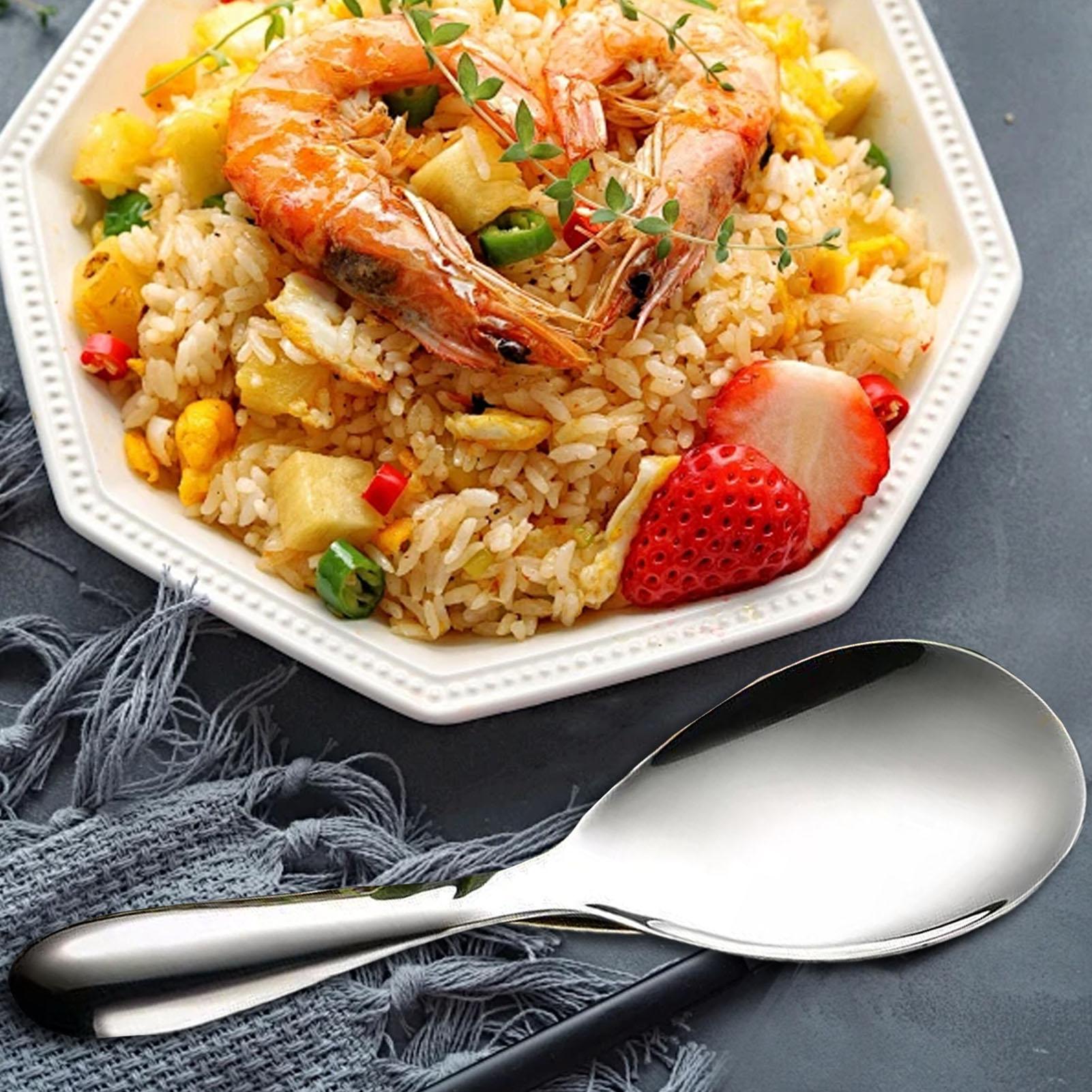 Stainless Steel Rice Spoon Pad - Kitchen Gadgets Under 100 ulasan dan harga